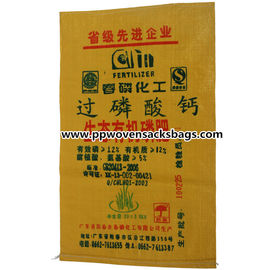 China Aufbereitete Polypropylen Druck-pp. gesponnene Taschen-Superphosphat-Verpackungs-Säcke fournisseur
