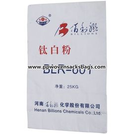 China Recyclebare Multiwall-Papiertüte-weiße Kraftpapier-Säcke für Titanpigment-Verpackung fournisseur