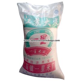 China Feuchtigkeitsfeste pp. gesponnene Säcke des Reis-50kg/gesponnene Polypropylen-Verpackentaschen fournisseur