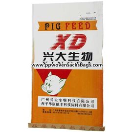 China 25kg BOPP beschichtete Säcke/BOPP lamellierte Taschen für verpackende Schwein-Zufuhr/Sand/Mehl fournisseur