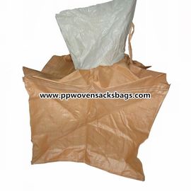 China Behälter feuchterer Beweis-bauscht sich großer Browns pp.,/riesige Tasche für verpackenden Sand oder Zement fournisseur
