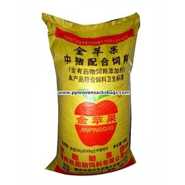 China Dauerhafte Flexo Drucktierfutter-Taschen, Taschen-Säcke des Düngemittel-pp. für Samen oder Chemikalien fournisseur