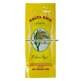 China Das kundengebundene Druck-pp.-Nylonverpacken der Lebensmittel bauscht sich für Reis/Samen/Mehl 50 x 84 cm fournisseur